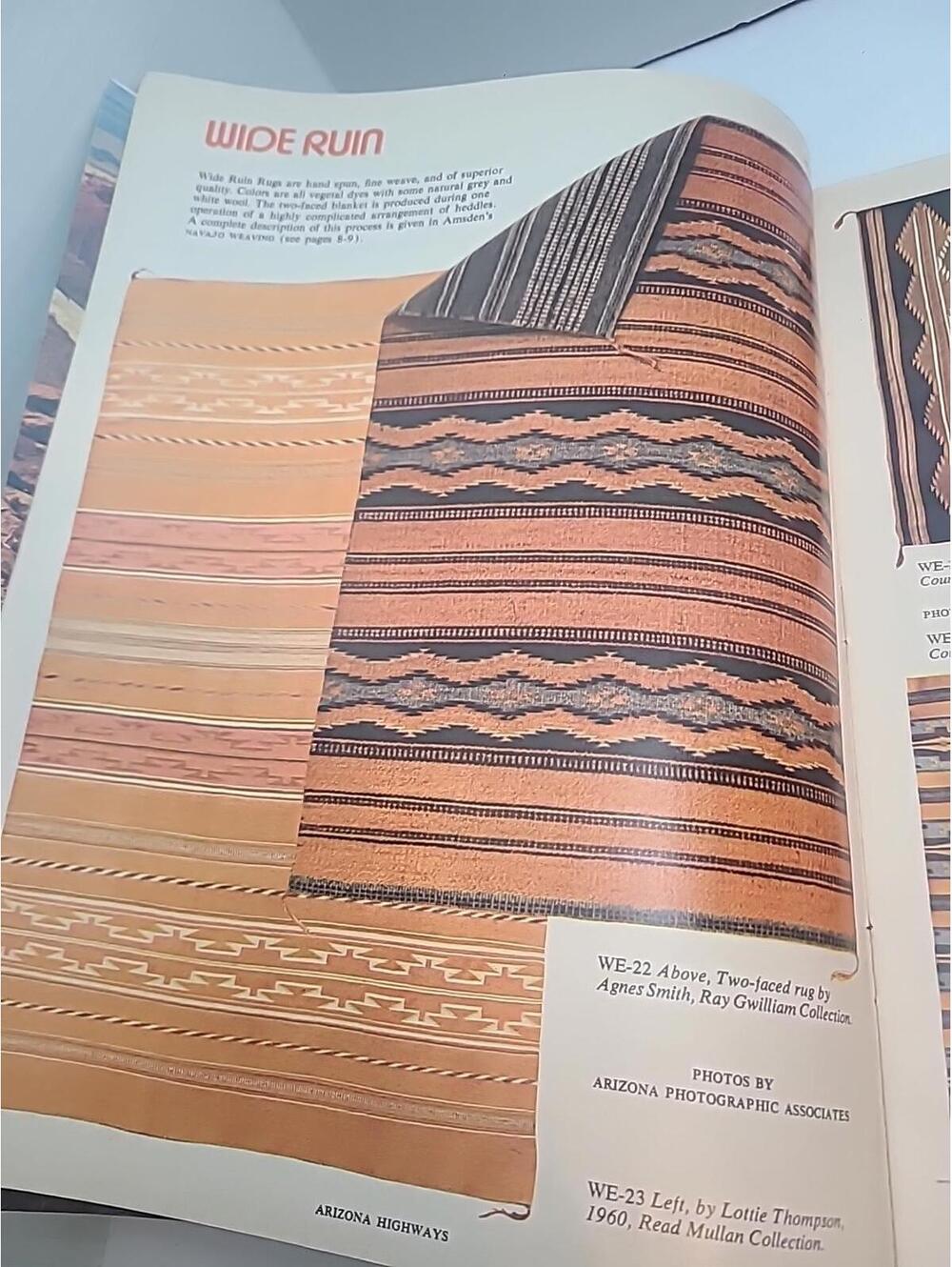Vintage Arizona Highways July 1974 Special Ed. Southwest Indian Weaving Magazine - Picture 6 of 8